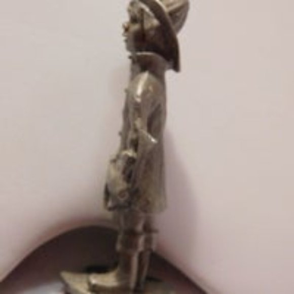 Rawcliffe Pewter Firefighter Figure Vintage 1980's - Picture 3 of 5